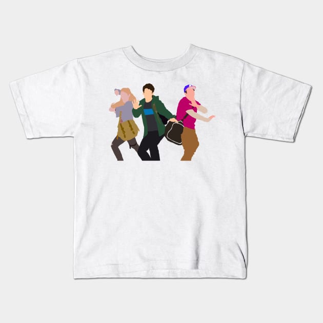 The Lightning Thief - Percy, Annabeth, and Grover Kids T-Shirt by uneecornn